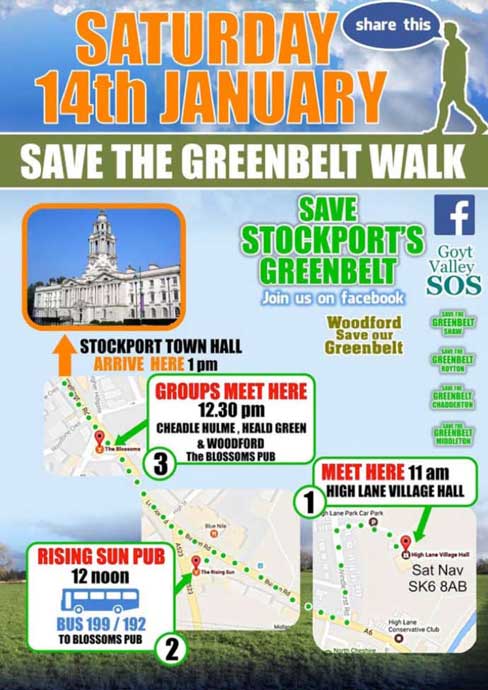 Save the Green Belt Walk small poster