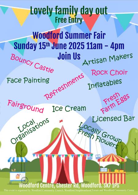 Woodford Summer fair Poster 2025